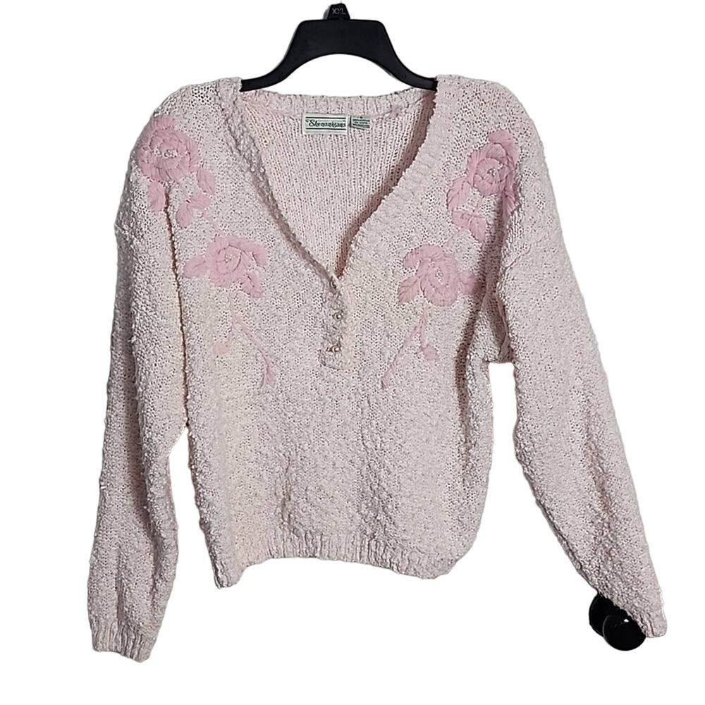 Shenanigans Pink Vintage Sweater, Medium